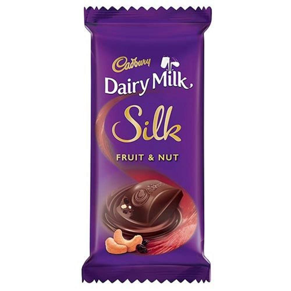 CADBURY DAIRY MILK SILK FRUIT & NUT – 55G – Sajna's Nuts and Fruits